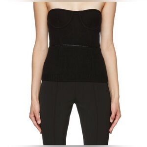 Helmut Lang strapless top
